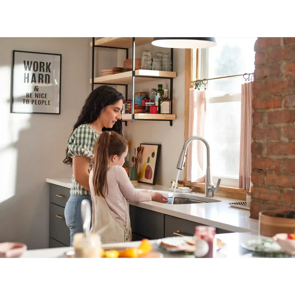 Haelyn One-Handle High Arc Pulldown Kitchen Faucet