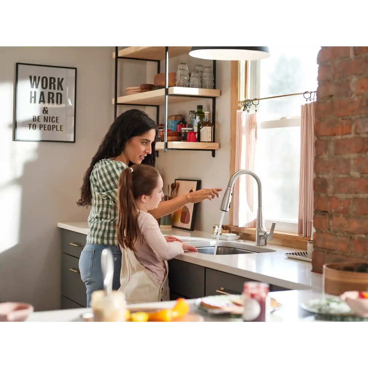Haelyn One-Handle High Arc Pulldown Kitchen Faucet