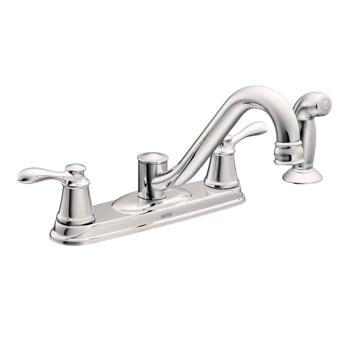 Caldwell Two-Handle Low Arc Kitchen Faucet