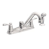 Caldwell Two-Handle Low Arc Kitchen Faucet