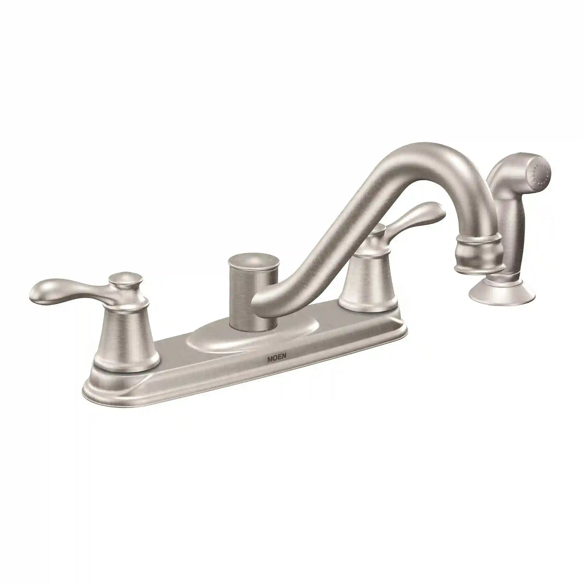 Caldwell Two-Handle Low Arc Kitchen Faucet