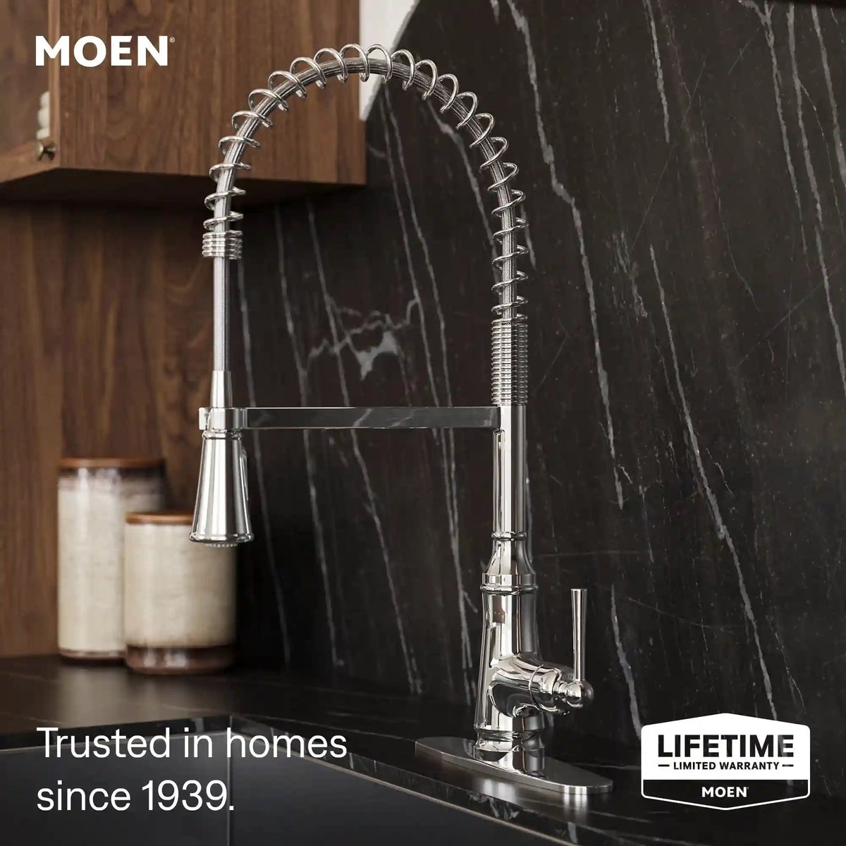 Jaslynn One-Handle High Arc Pulldown Kitchen Faucet