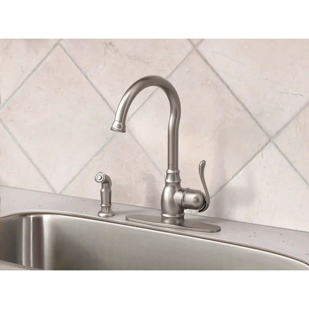 Anabelle One-Handle High Arc Kitchen Faucet
