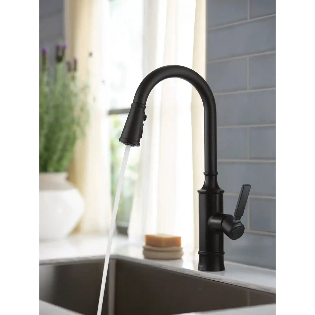 Gilden One-Handle High Arc Pulldown Kitchen Faucet