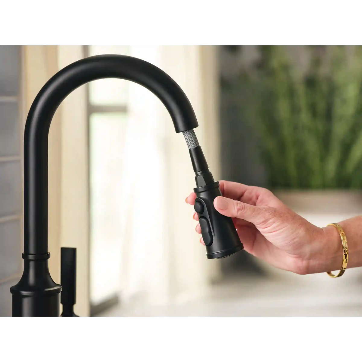 Gilden One-Handle High Arc Pulldown Kitchen Faucet