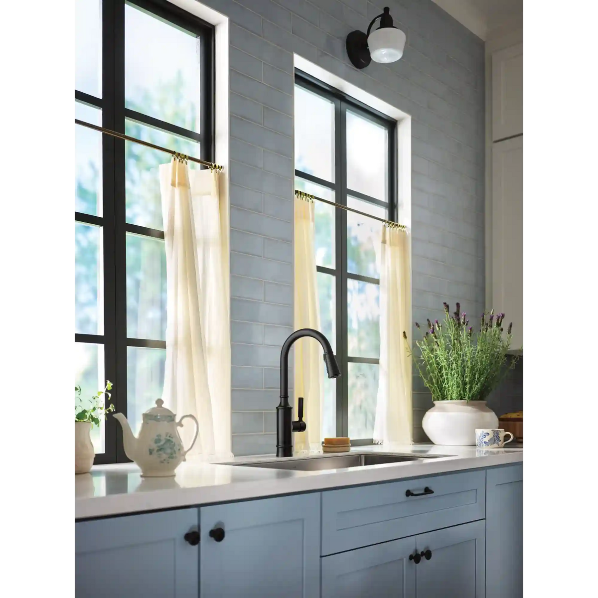 Gilden One-Handle High Arc Pulldown Kitchen Faucet