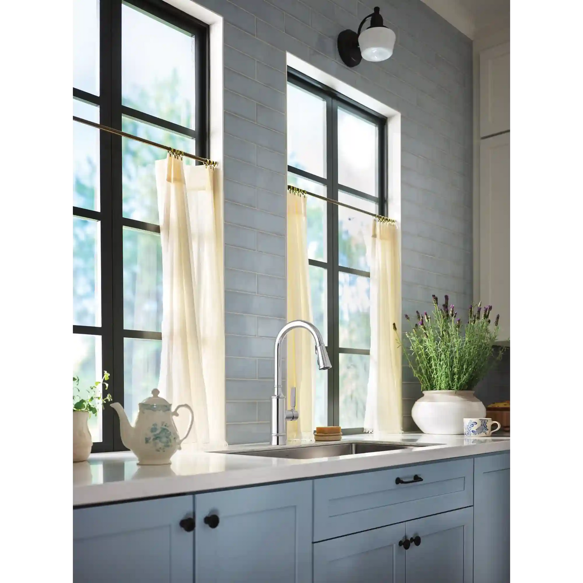 Gilden One-Handle High Arc Pulldown Kitchen Faucet