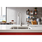 Anabelle Spot resist stainless/softgrip one-handle high arc single mount bar faucet