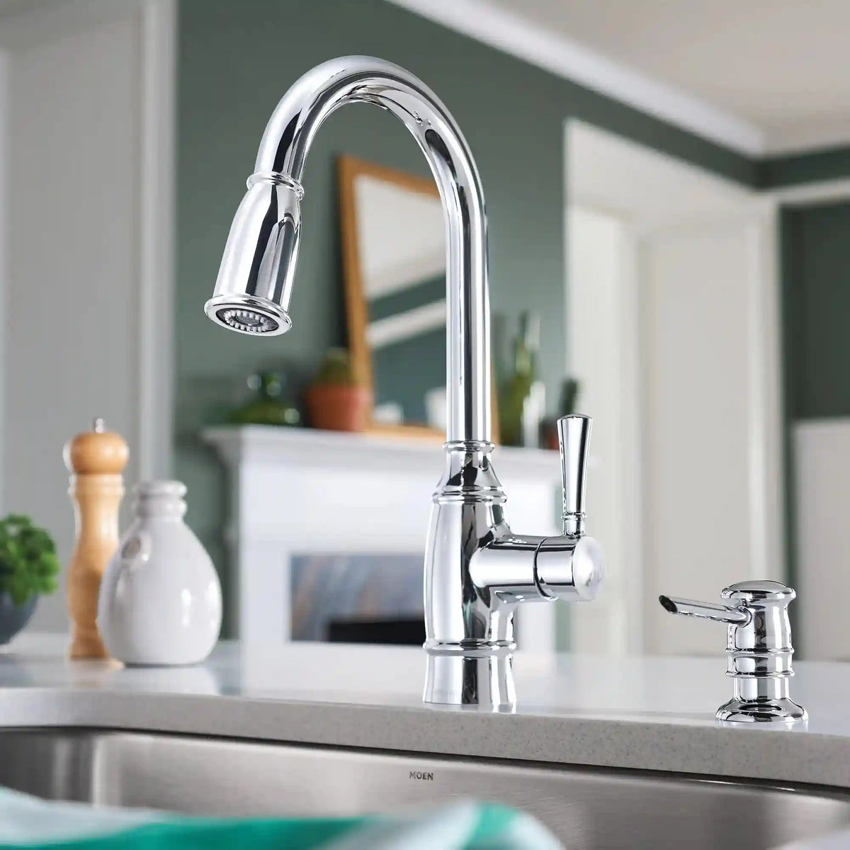 Noell One-Handle Pulldown Kitchen Faucet