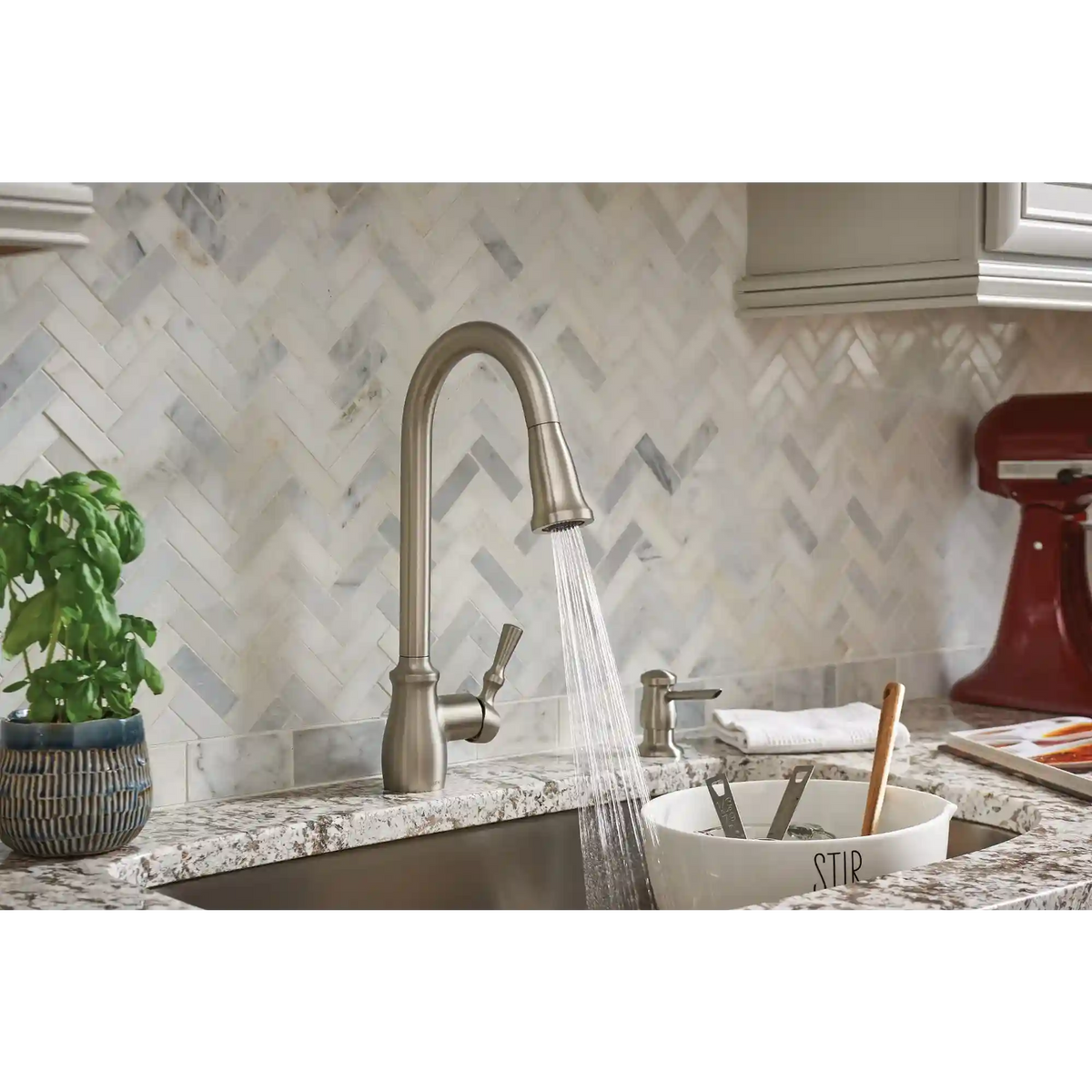 Fieldstone One-Handle High Arc Kitchen Faucet