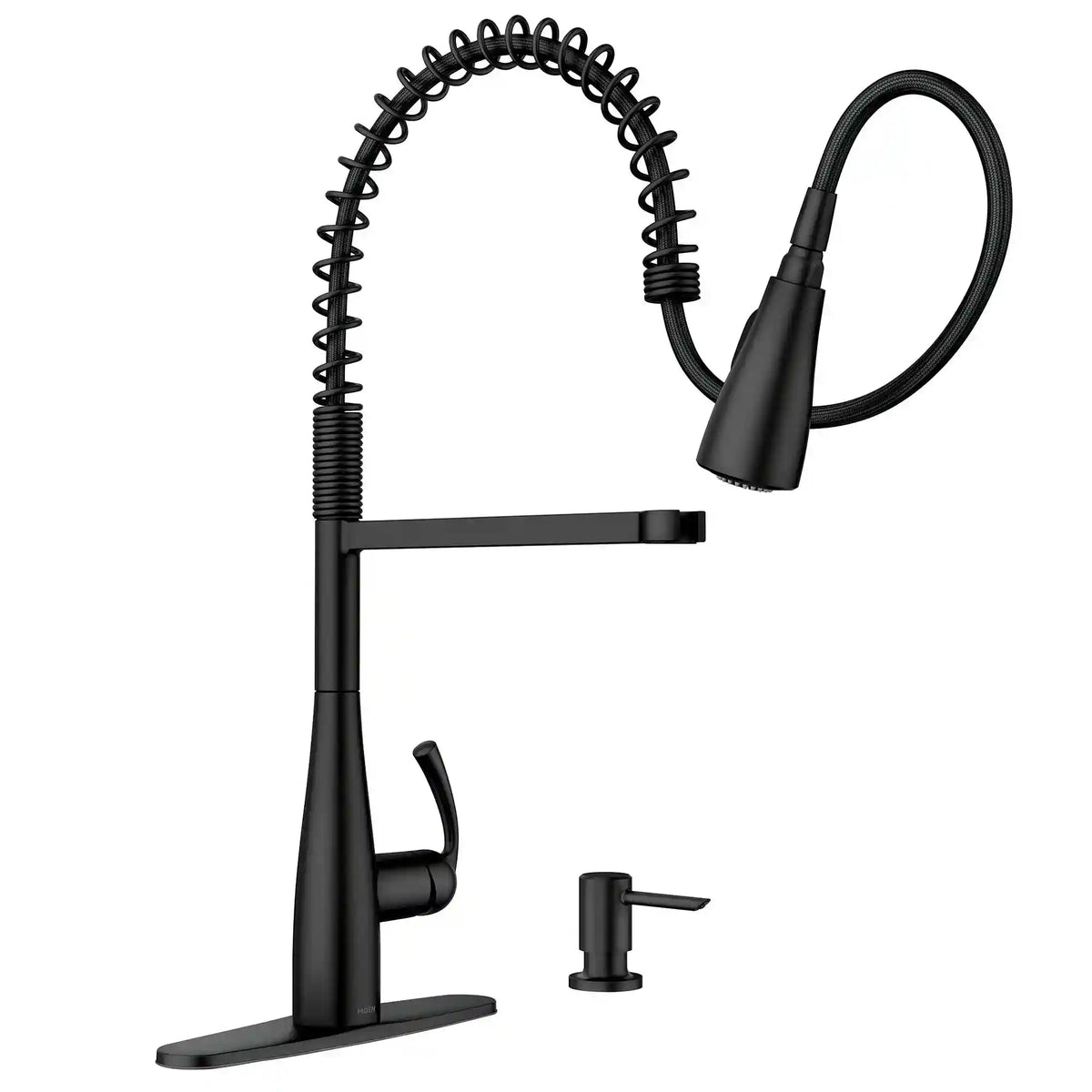 Essie One-Handle High Arc Pre-Rinse Spring Pulldown Kitchen Faucet