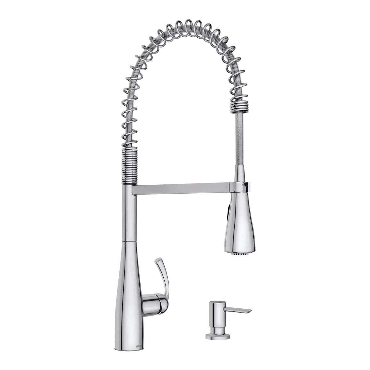Essie One-Handle High Arc Pre-Rinse Spring Pulldown Kitchen Faucet