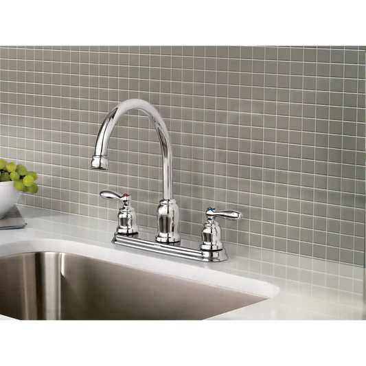 Caldwell Two-Handle Low Arc Kitchen Faucet