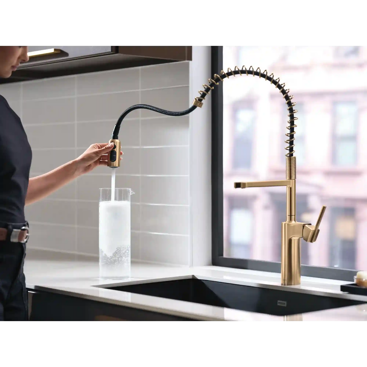 Inara One-Handle High Arc Pulldown Kitchen Faucet