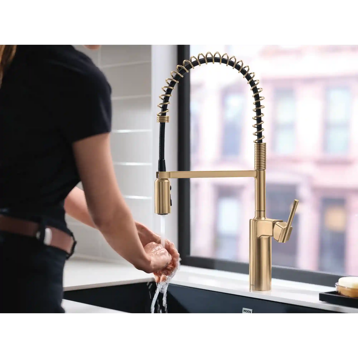 Inara One-Handle High Arc Pulldown Kitchen Faucet