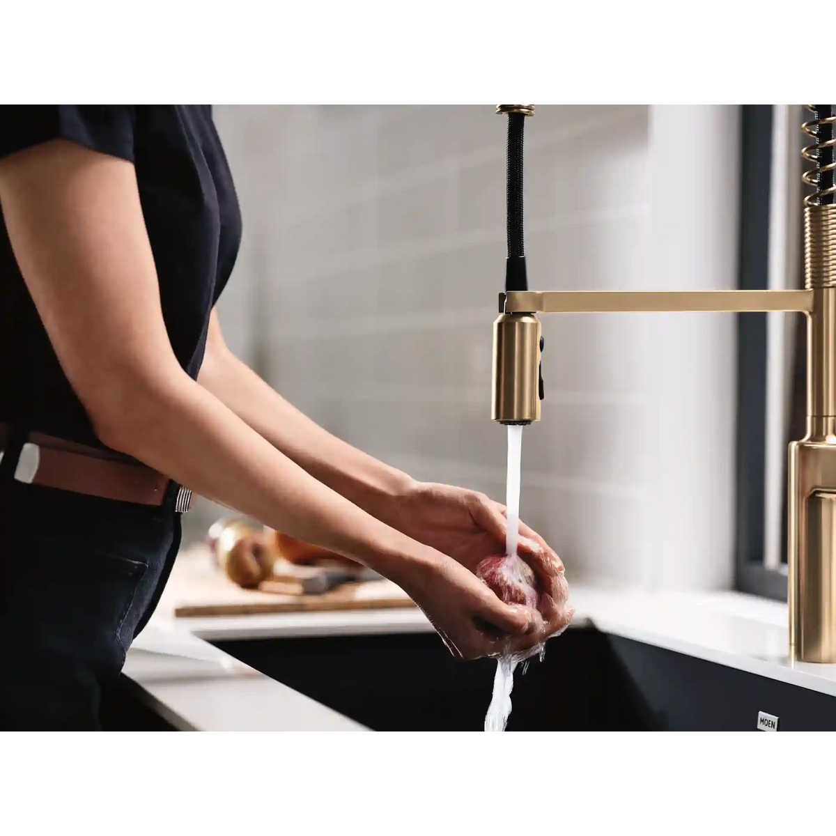 Inara One-Handle High Arc Pulldown Kitchen Faucet