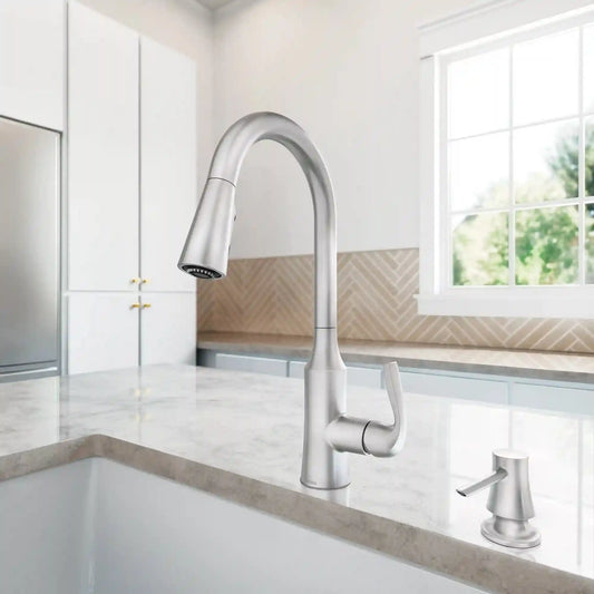 Cadia One-Handle High Arc Pulldown Kitchen Faucet