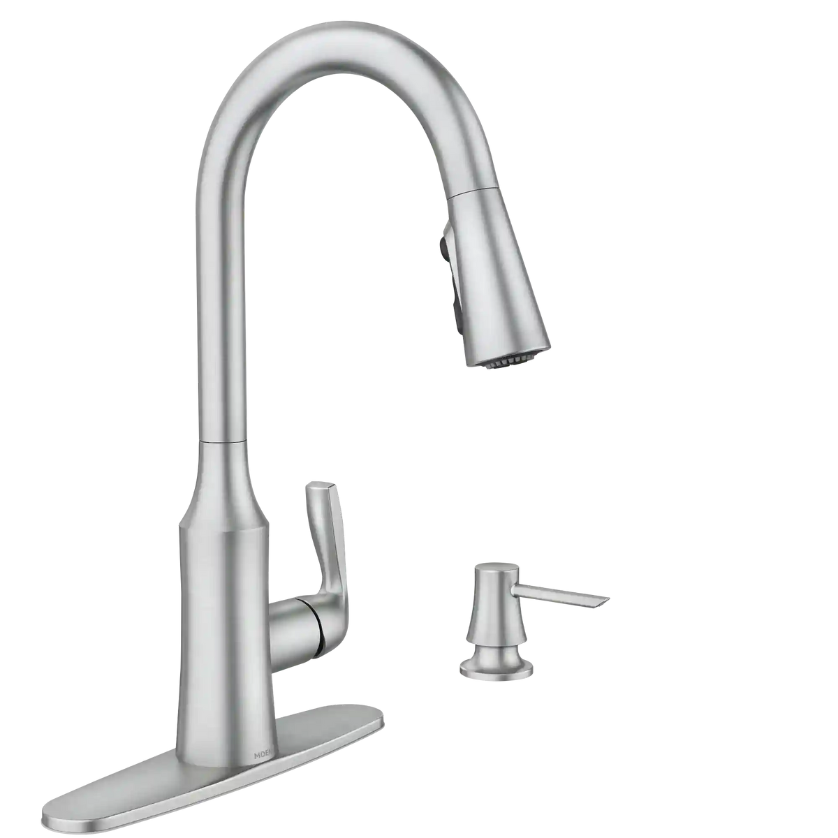 Cadia One-Handle High Arc Pulldown Kitchen Faucet