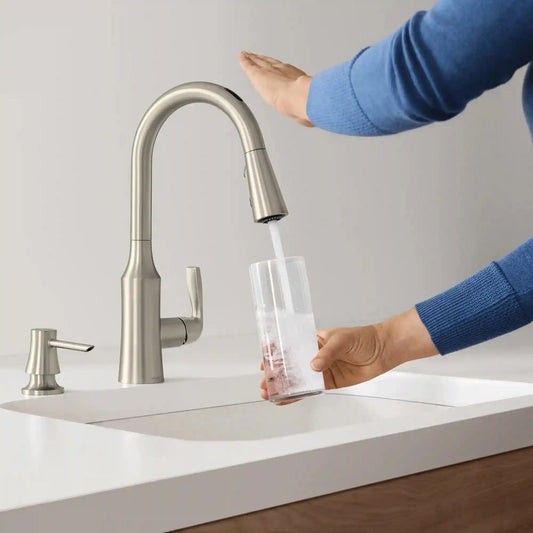 Cadia Smart Kitchen Faucet One-Handle High Arc Pulldown