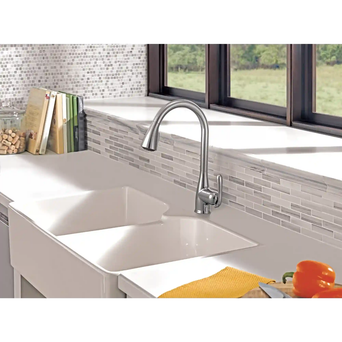 Haysfield One-Handle High Arc Kitchen Faucet