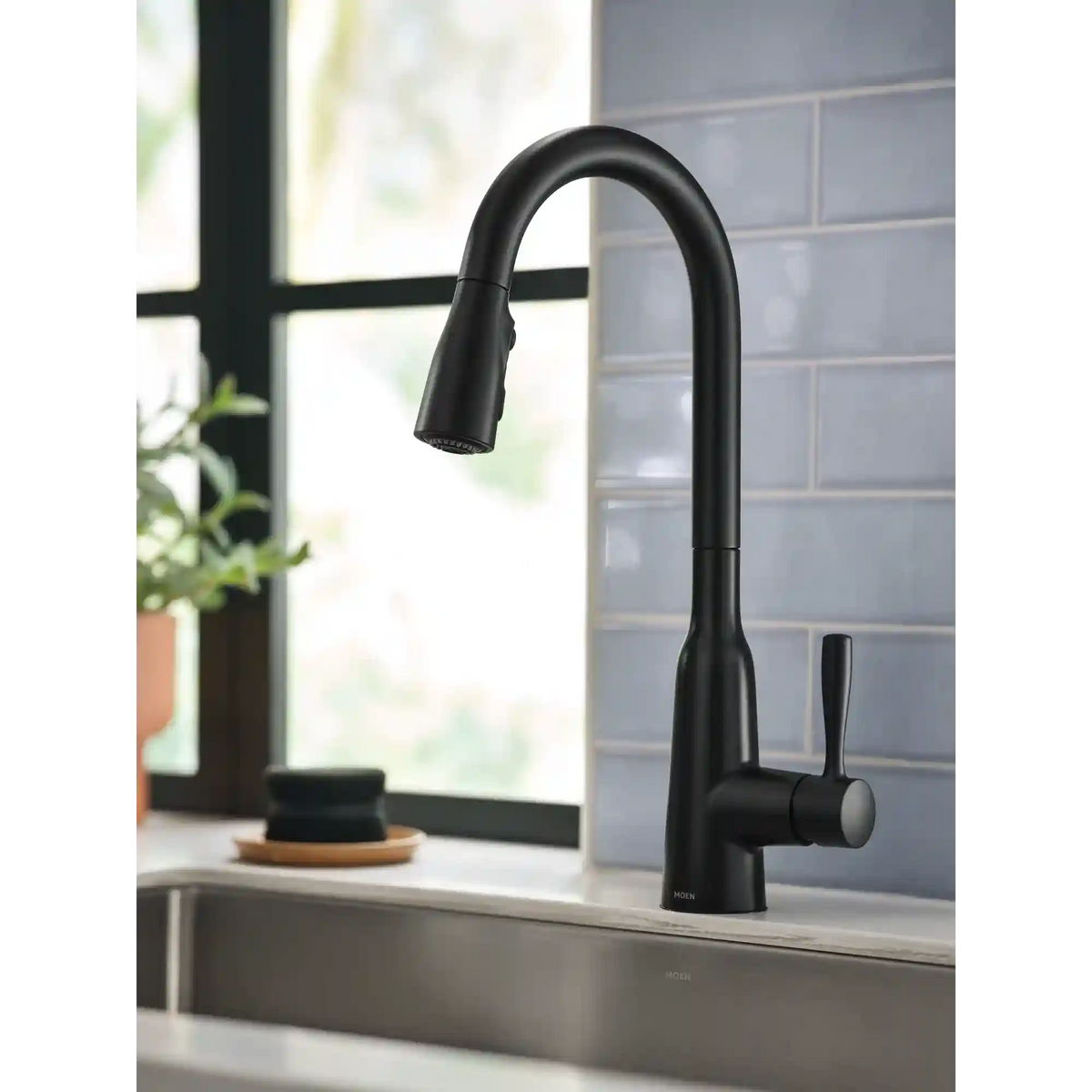 Orivesi One-Handle High Arc Pulldown Kitchen Faucet