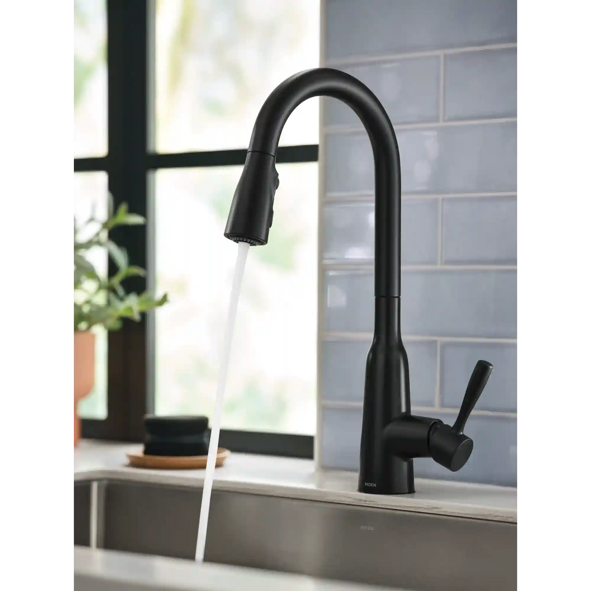 Orivesi One-Handle High Arc Pulldown Kitchen Faucet