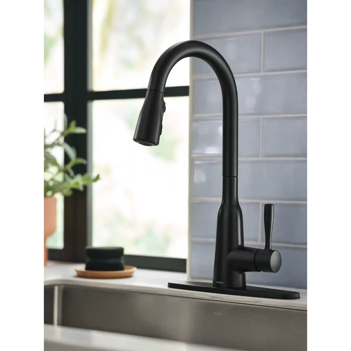 Orivesi One-Handle High Arc Pulldown Kitchen Faucet