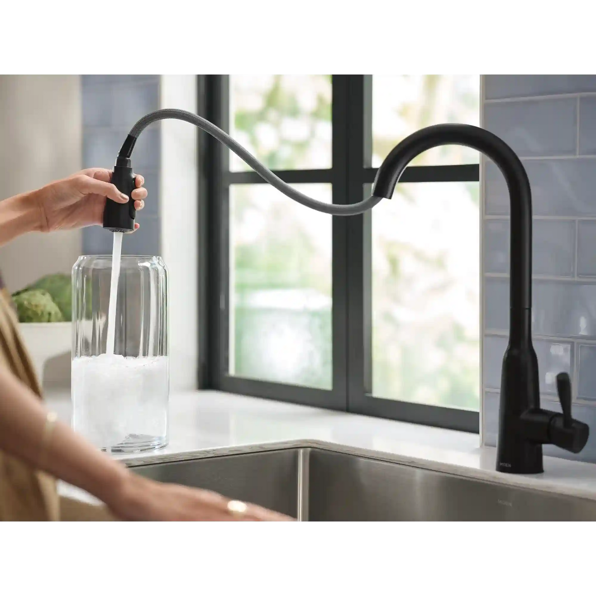 Orivesi One-Handle High Arc Pulldown Kitchen Faucet