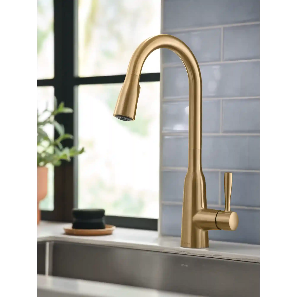 Orivesi One-Handle High Arc Pulldown Kitchen Faucet