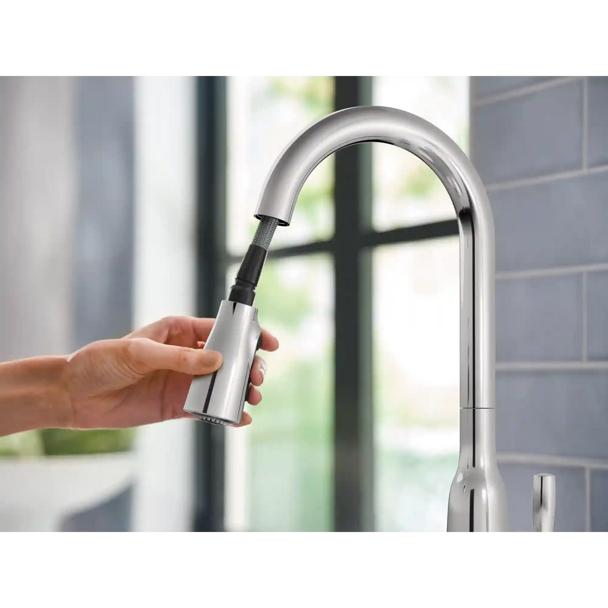 Orivesi One-Handle High Arc Pulldown Kitchen Faucet