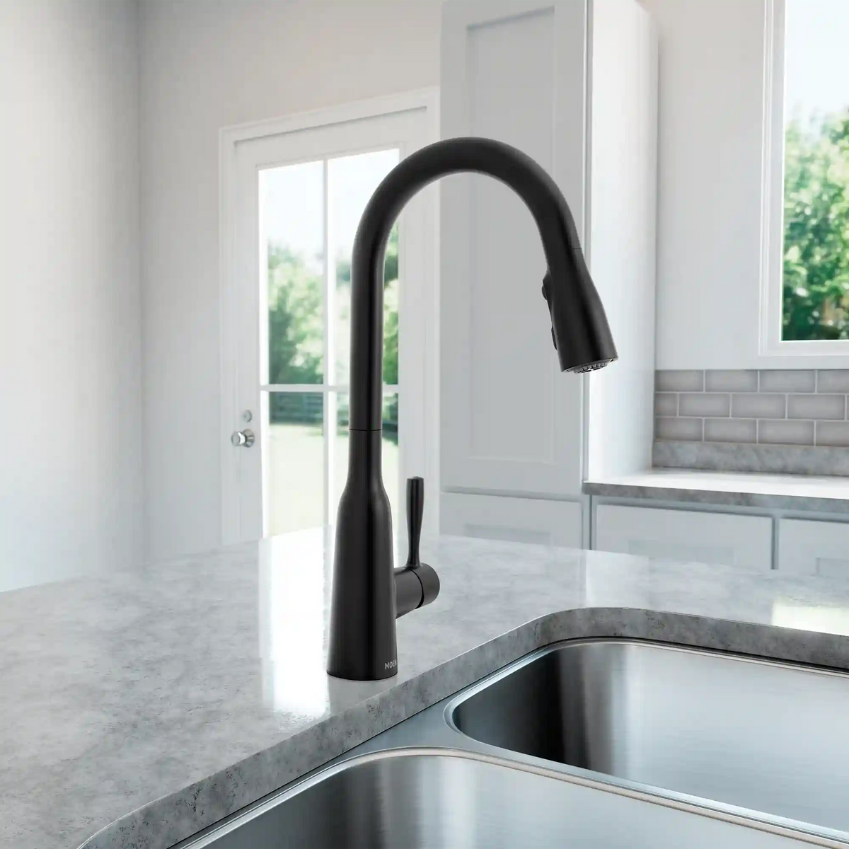 Orivesi One-Handle High Arc Pulldown Kitchen Faucet