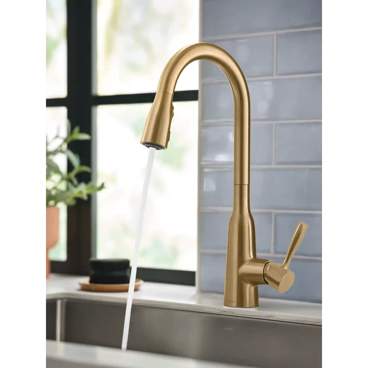 Orivesi One-Handle High Arc Pulldown Kitchen Faucet