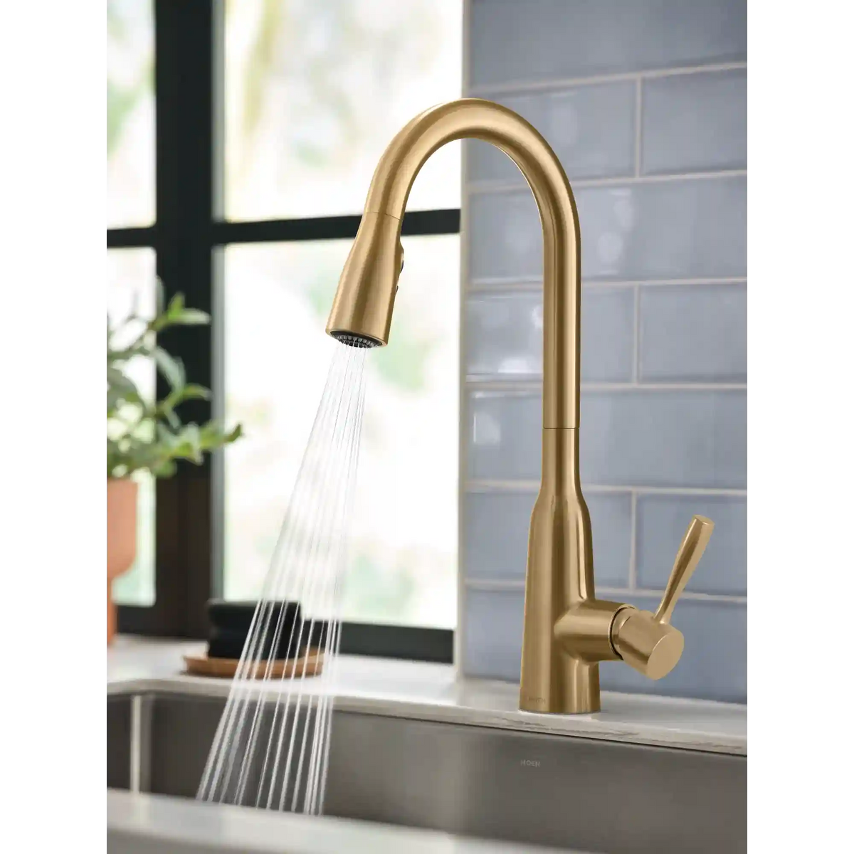 Orivesi One-Handle High Arc Pulldown Kitchen Faucet