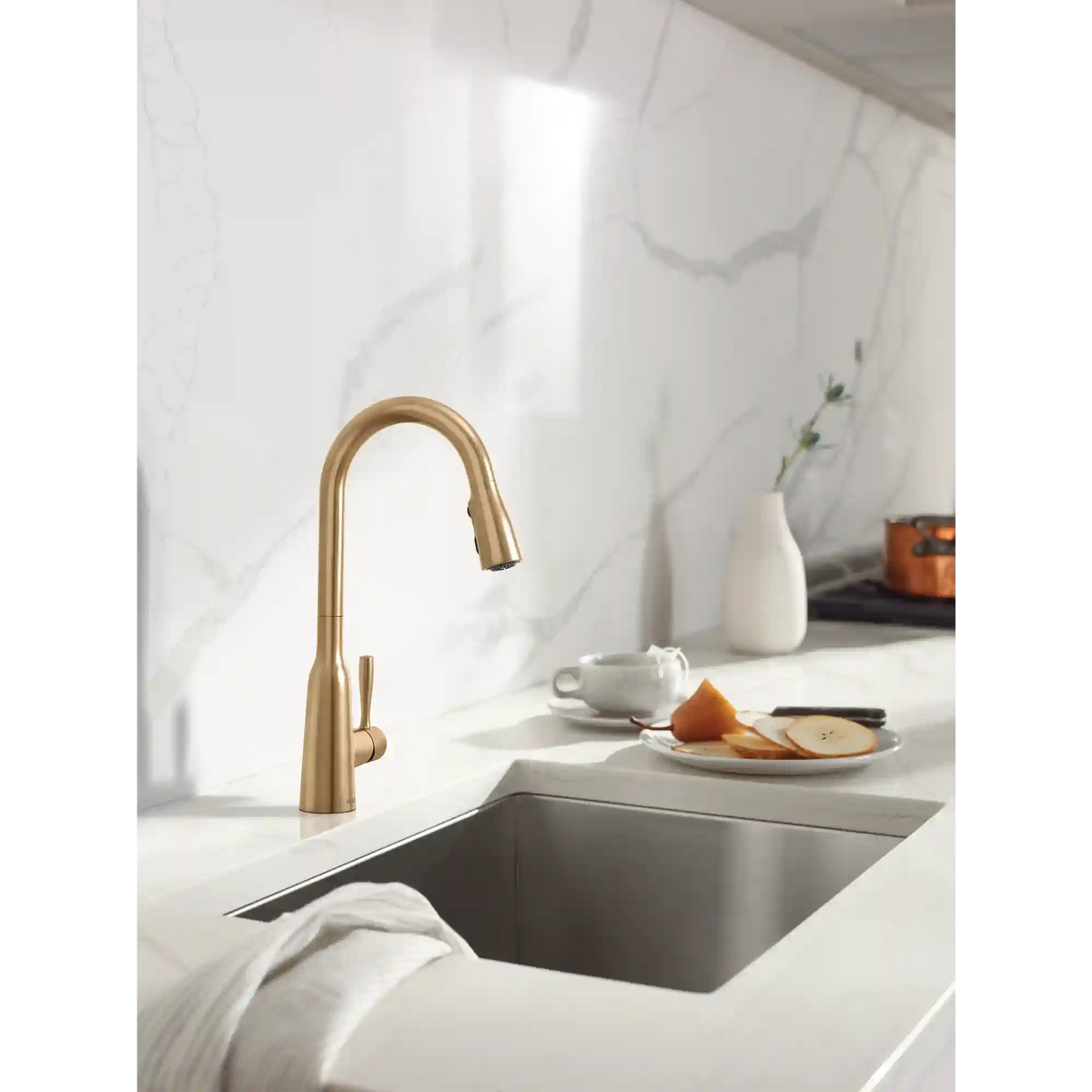 Orivesi One-Handle High Arc Pulldown Kitchen Faucet