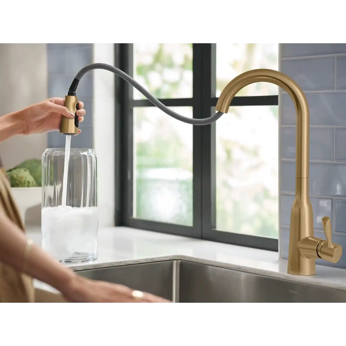 Orivesi One-Handle High Arc Pulldown Kitchen Faucet