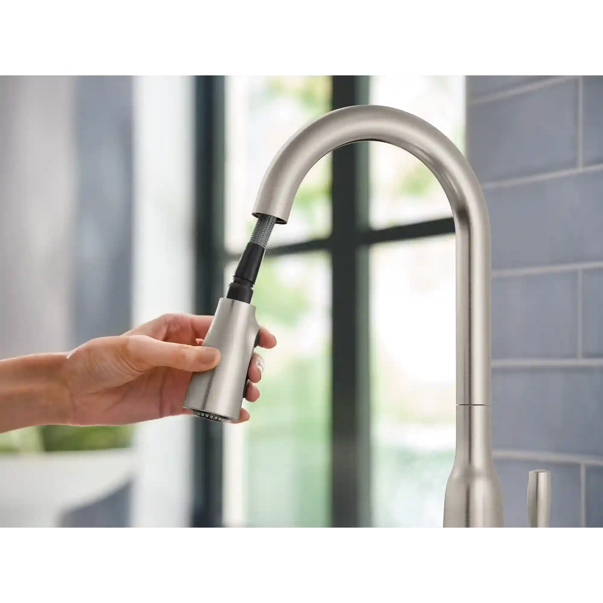 Orivesi One-Handle High Arc Pulldown Kitchen Faucet