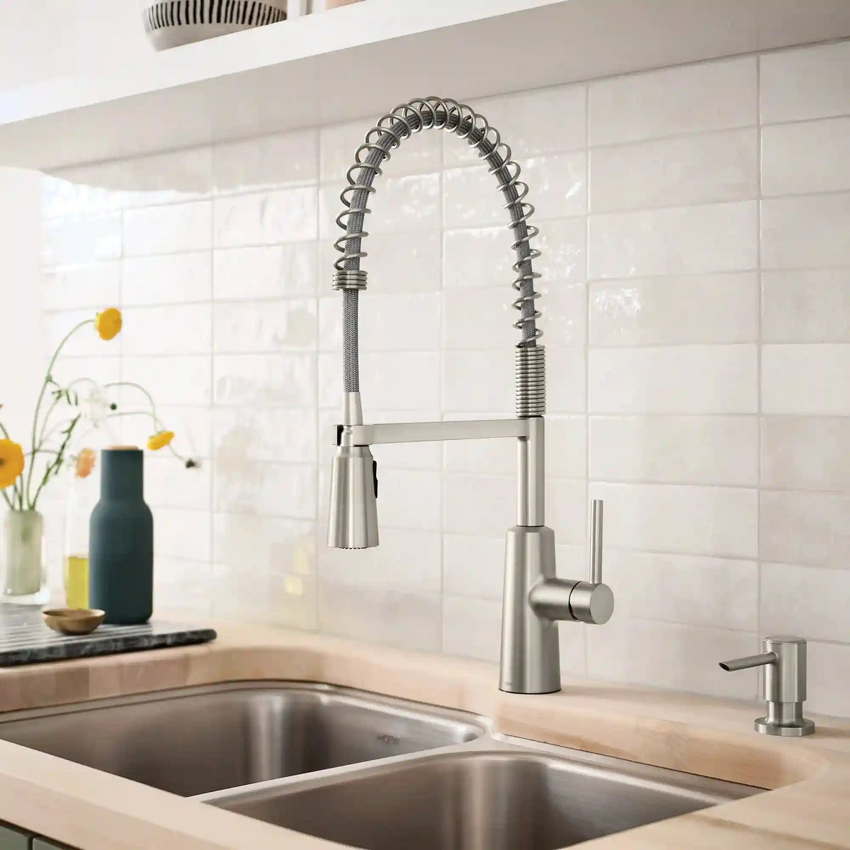 Nori Pre-Rinse Spring Kitchen Faucet