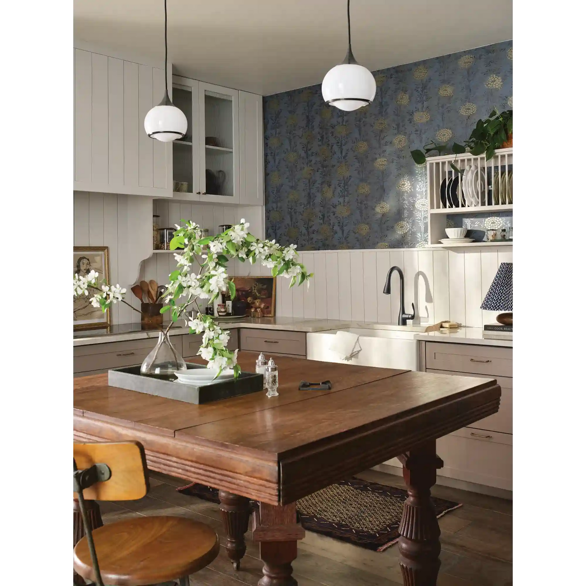 Georgene One-Handle High Arc Pulldown Kitchen Faucet