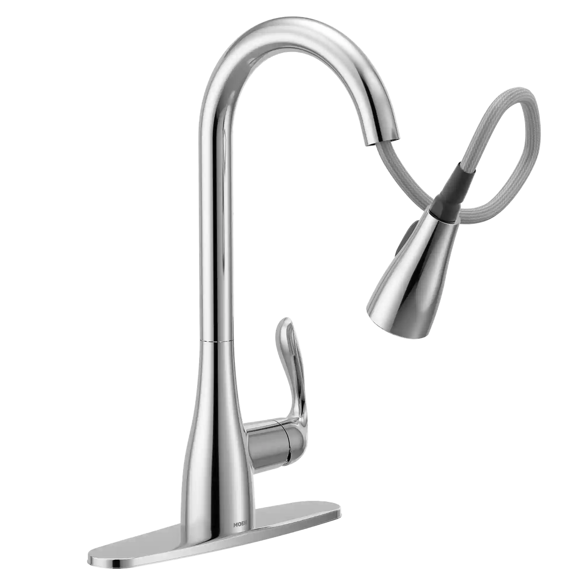 Georgene One-Handle High Arc Pulldown Kitchen Faucet