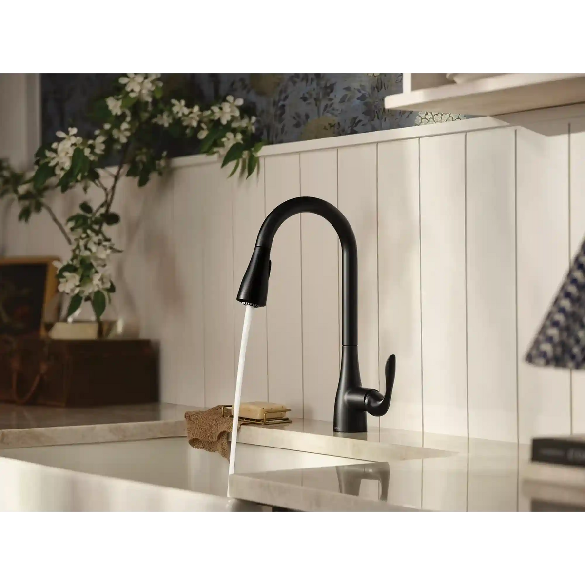 Georgene One-Handle High Arc Pulldown Kitchen Faucet