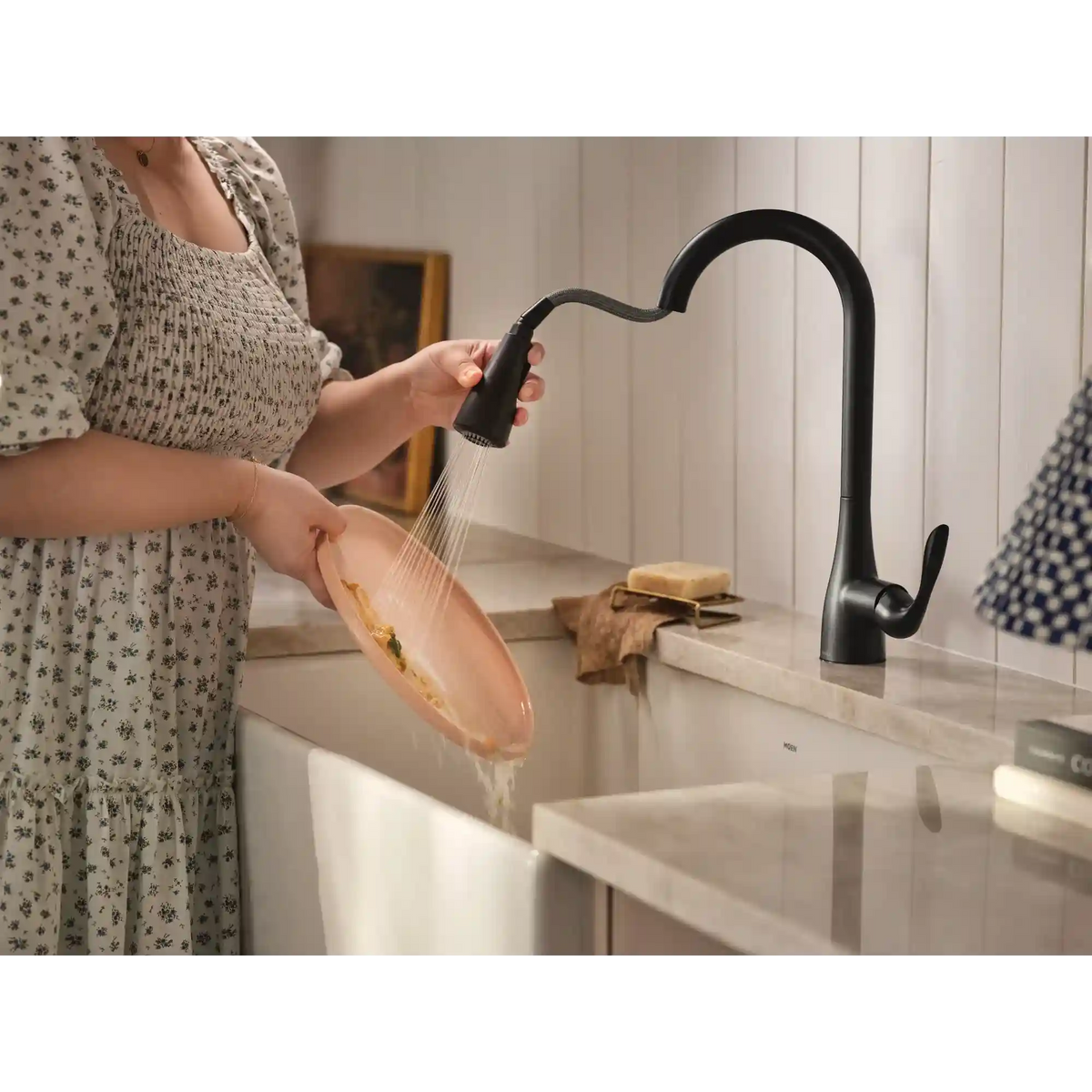 Georgene One-Handle High Arc Pulldown Kitchen Faucet
