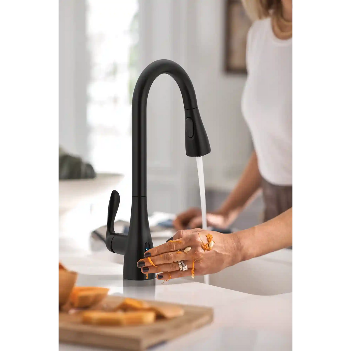 Georgene One-Handle High Arc Pulldown Kitchen Faucet