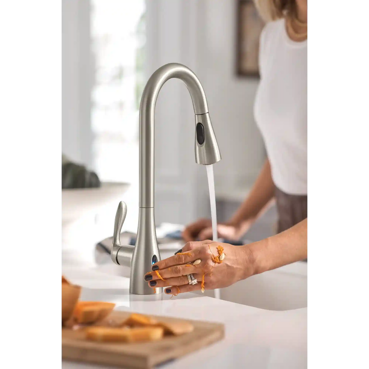 Georgene One-Handle High Arc Pulldown Kitchen Faucet