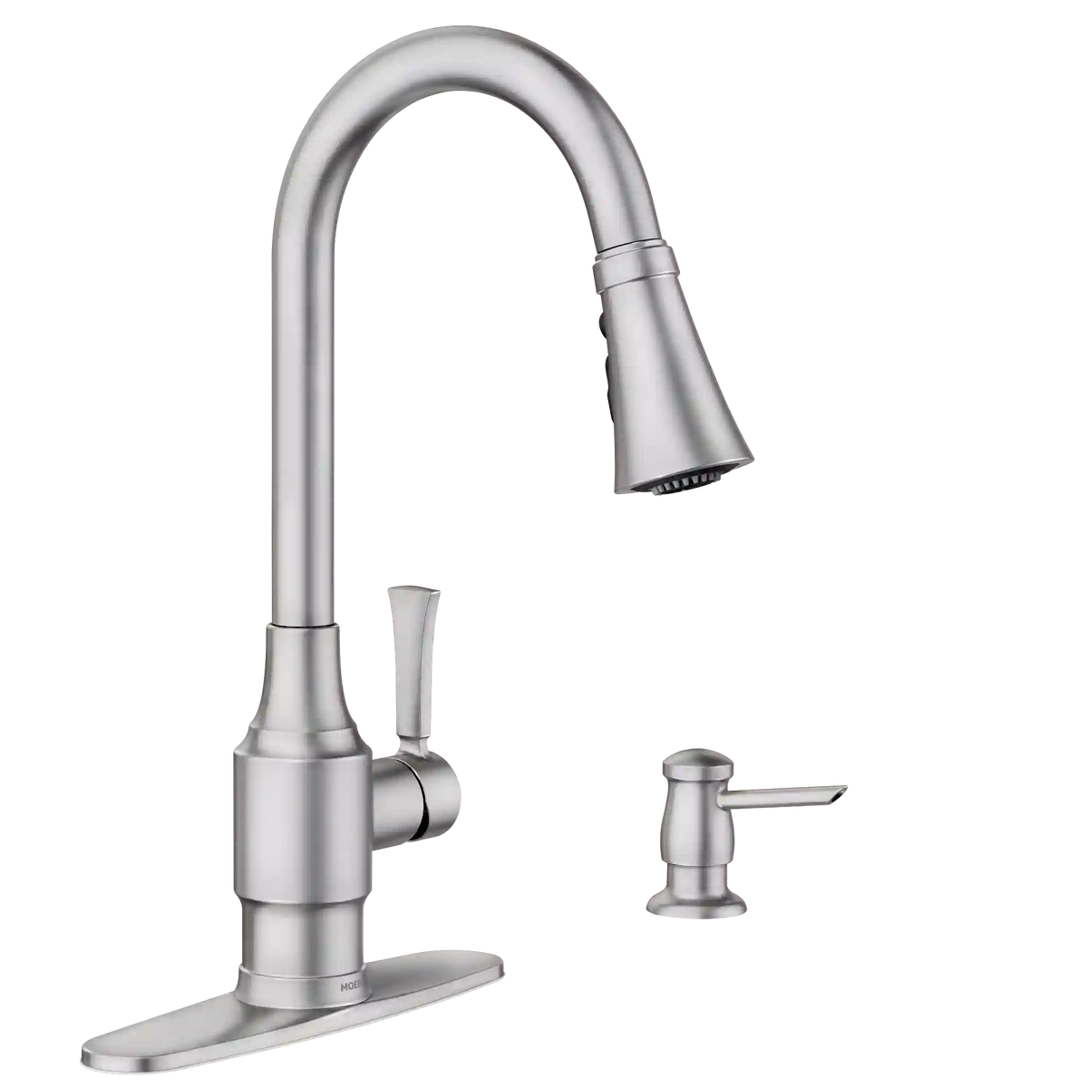 Swinden One-handle High Arc Pulldown Kitchen Faucet