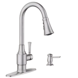 Swinden One-handle High Arc Pulldown Kitchen Faucet