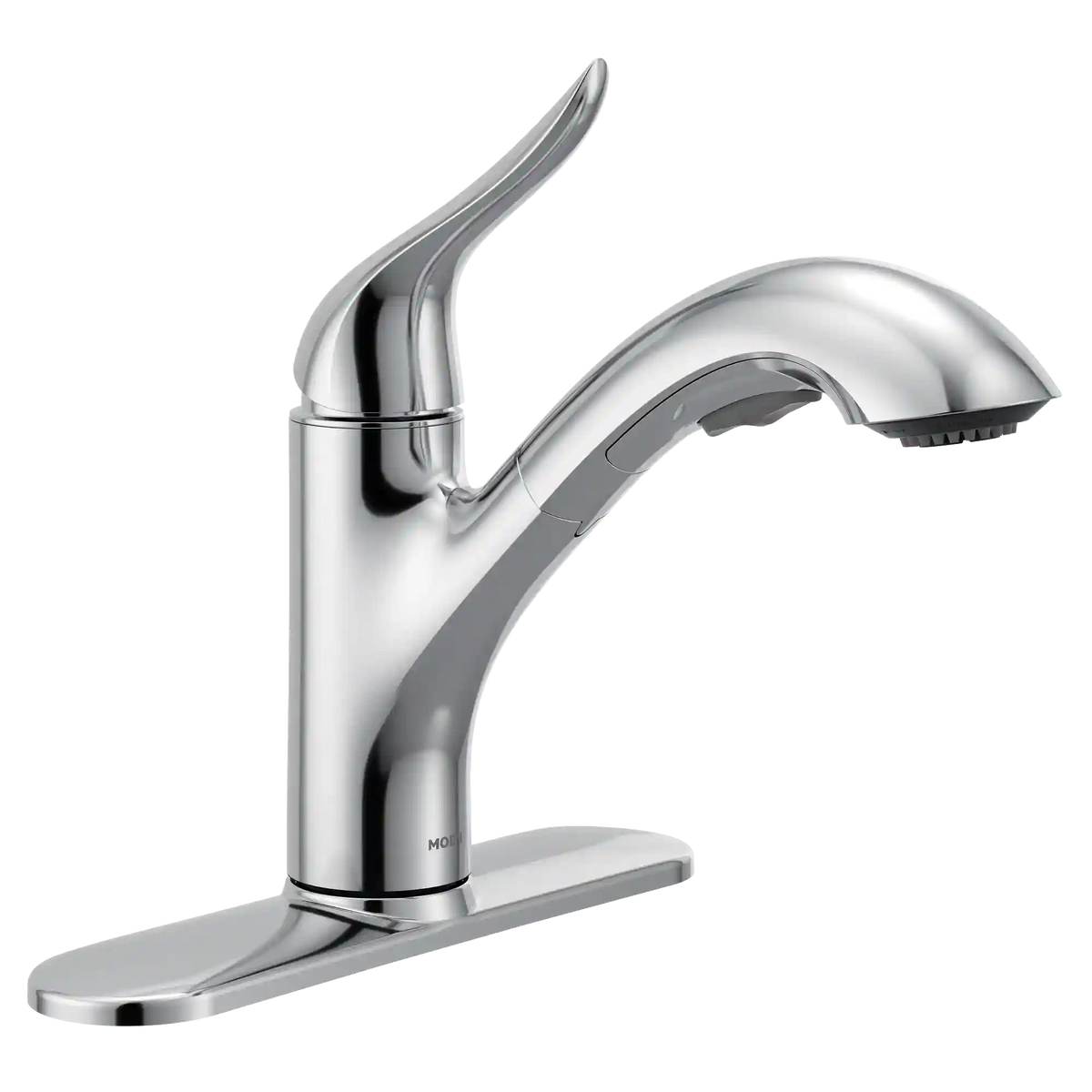 Koa One-Handle Low Arc Pullout Kitchen Faucet