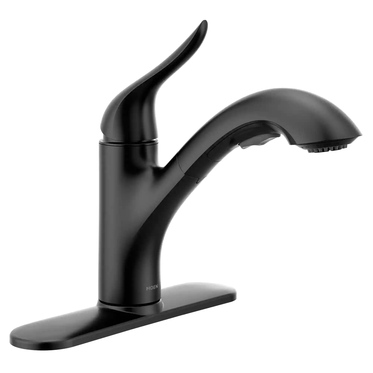 Koa One-Handle Low Arc Pullout Kitchen Faucet