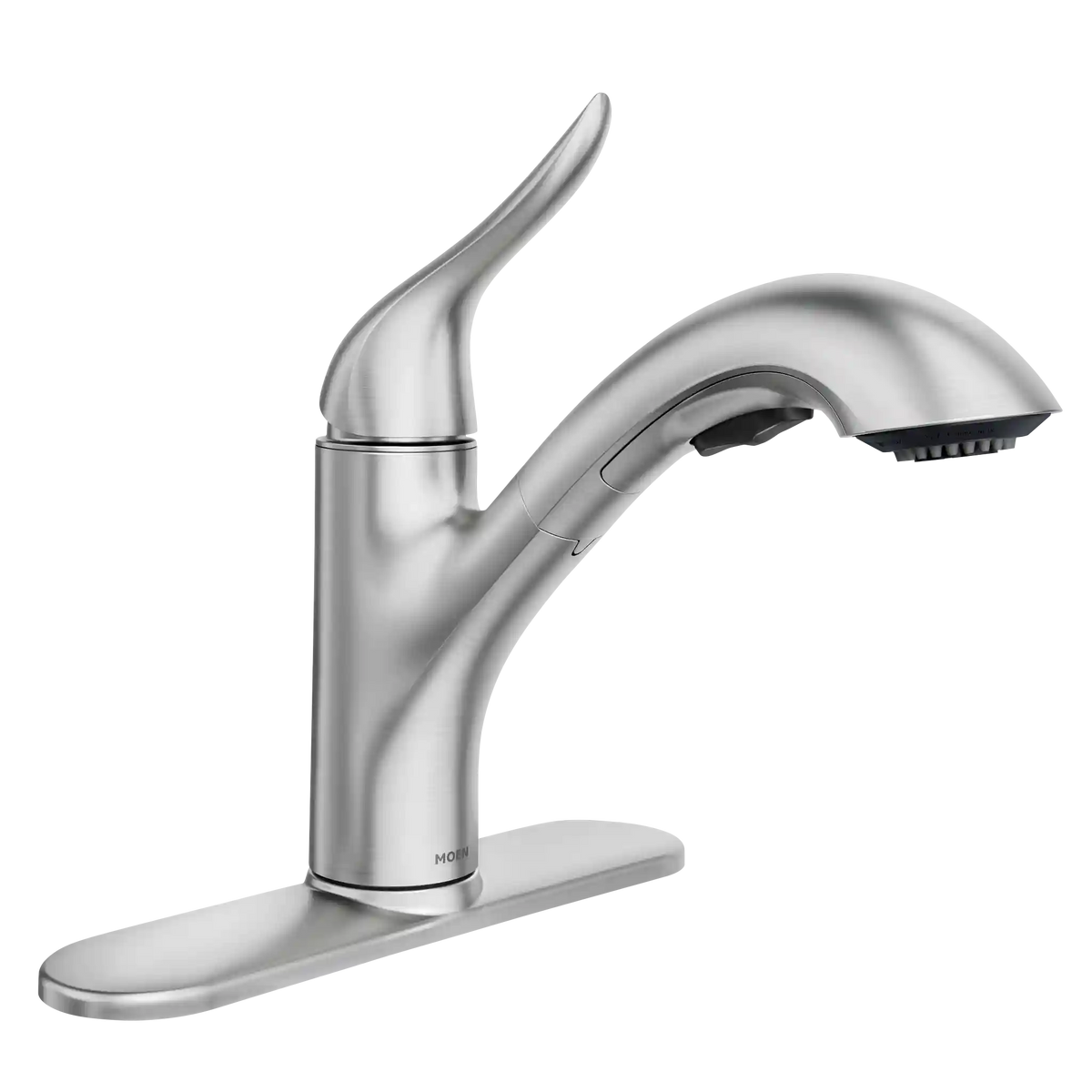 Koa One-Handle Low Arc Pullout Kitchen Faucet