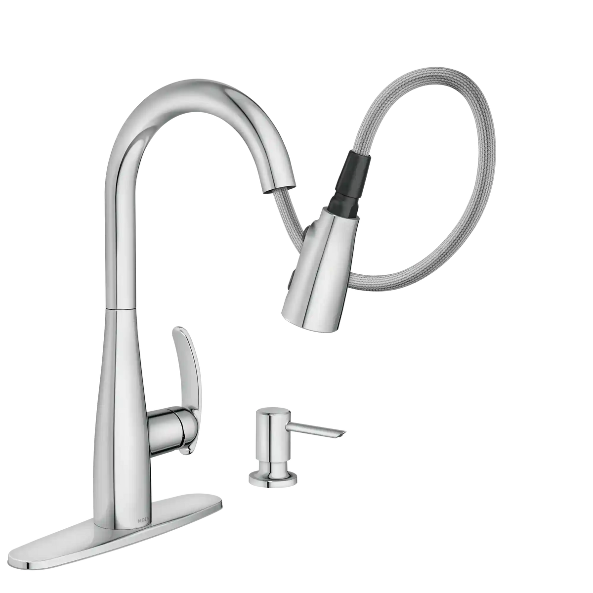 Reyes One-Handle High Arc Pulldown Kitchen Faucet