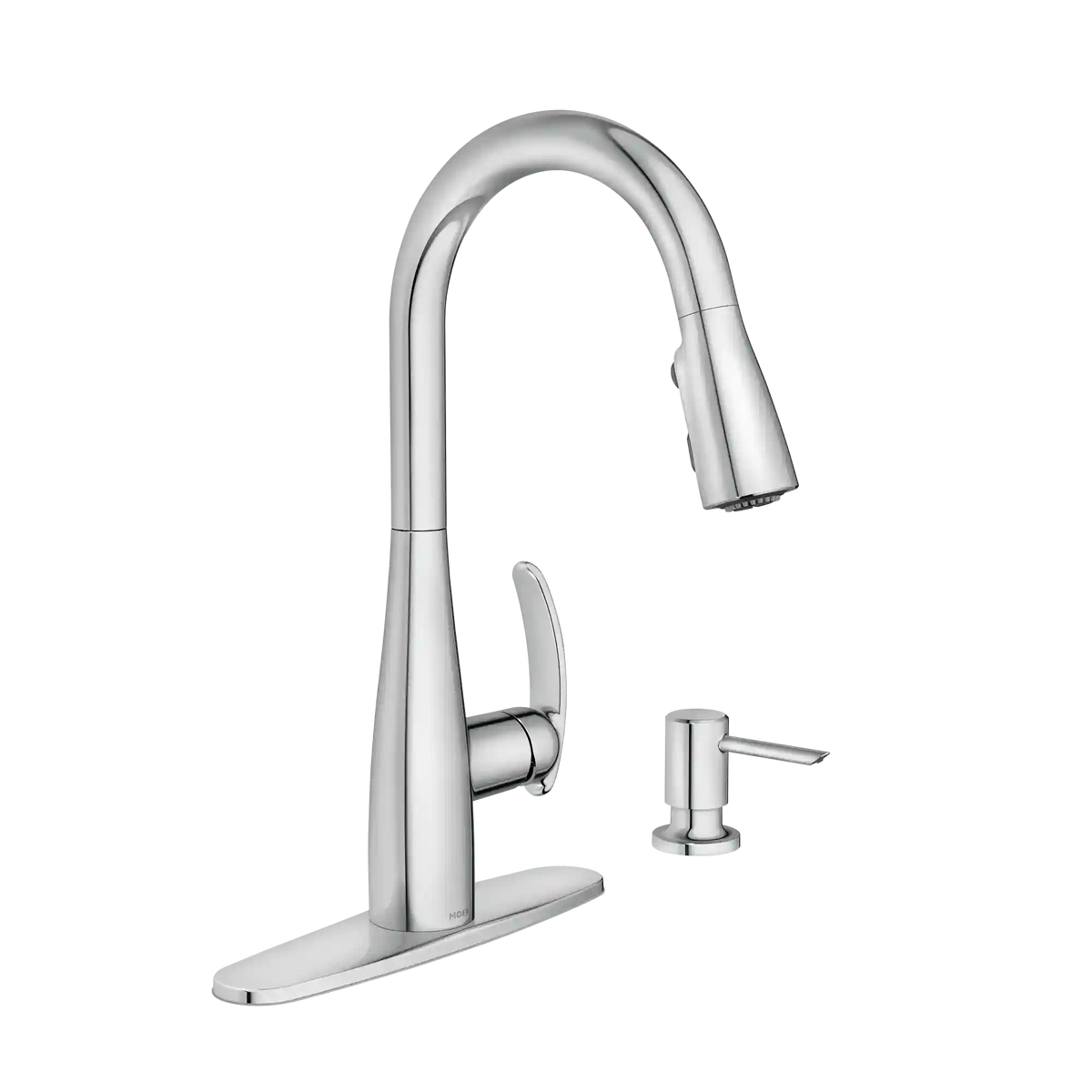 Reyes One-Handle High Arc Pulldown Kitchen Faucet